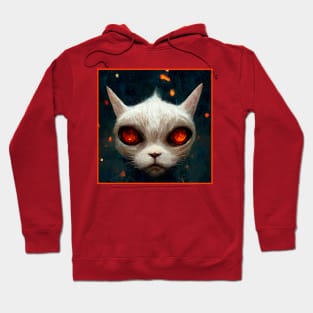 Scary evil cat Hoodie